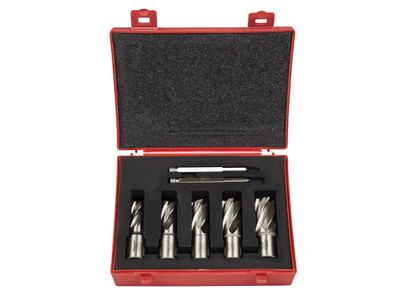 Halls HLLRAPK2000 Rotabroach™ HSS Raptor Cutter Kit, 7 Piece