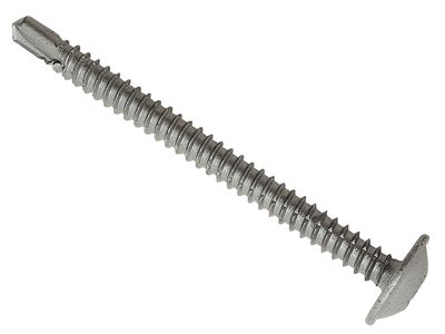 ForgeFix FOR196839 TechFast Baypole Screw Wafer Head TORX Compatible 4.8 x 80mm Box 100