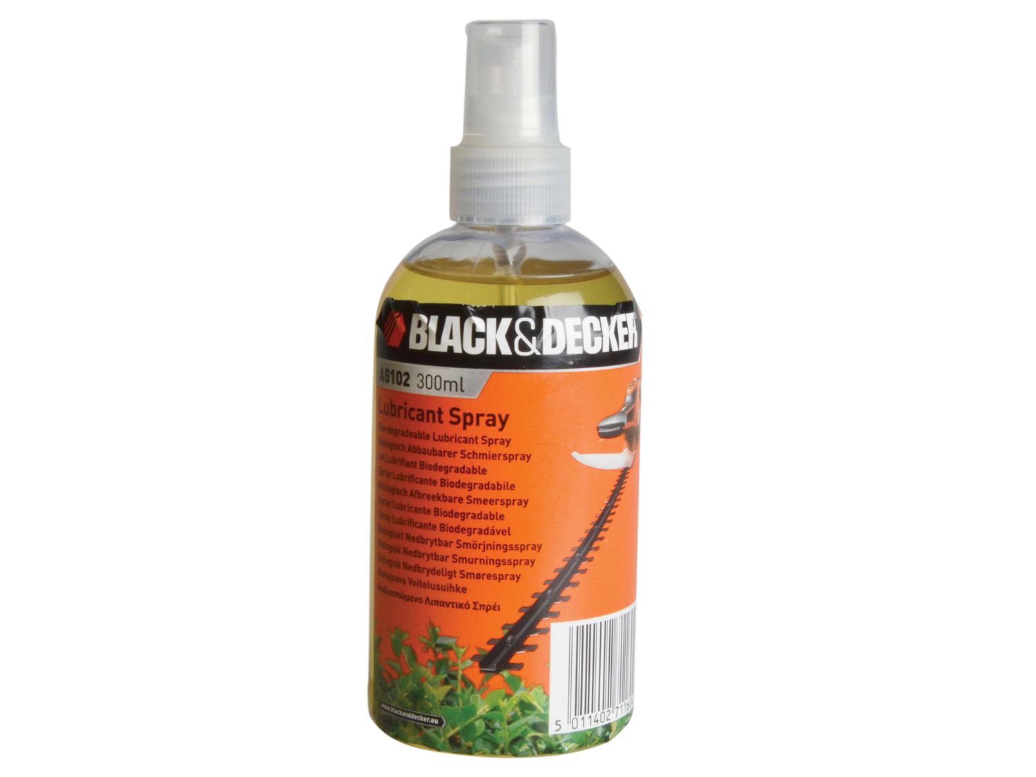 BLACK + DECKER B/DA6102 A6102 Hedge Trimmer Oil Spray 300ml