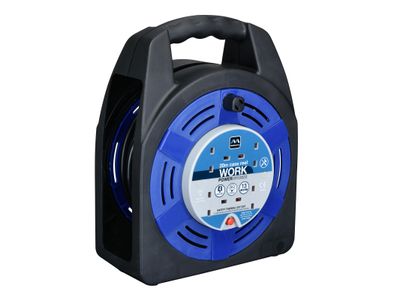 Masterplug MSTHBT20134R Case Reel 240V 13A 4-Socket Thermal Cut-Out 20m
