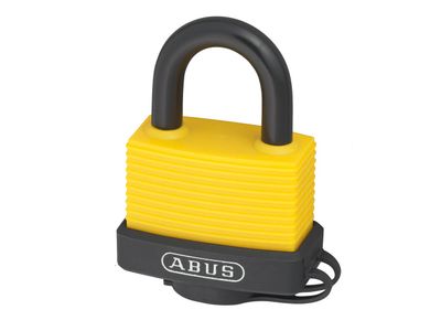ABUS Mechanical ABU70AL45YEL 70AL/45mm Aluminium Padlock Yellow