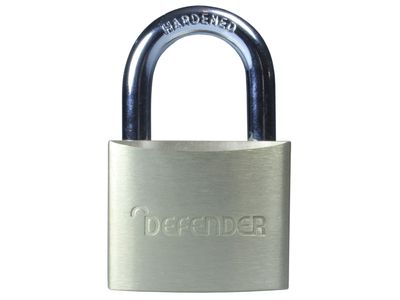 DEFENDER DEFBP4Q Brass Padlock Quad Pack 40mm