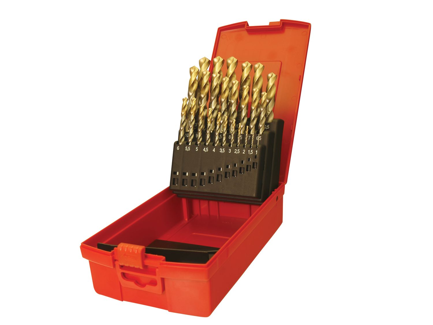 Dormer A095204 25pc A095 Set 204 HSS TiN Coated Jobber Drill Set 1.0-13.0 x 0.5mm