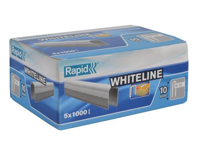 Rapid RPD2810W 28/10 10mm DP x 5m White Staples (Box 1000 x 5)