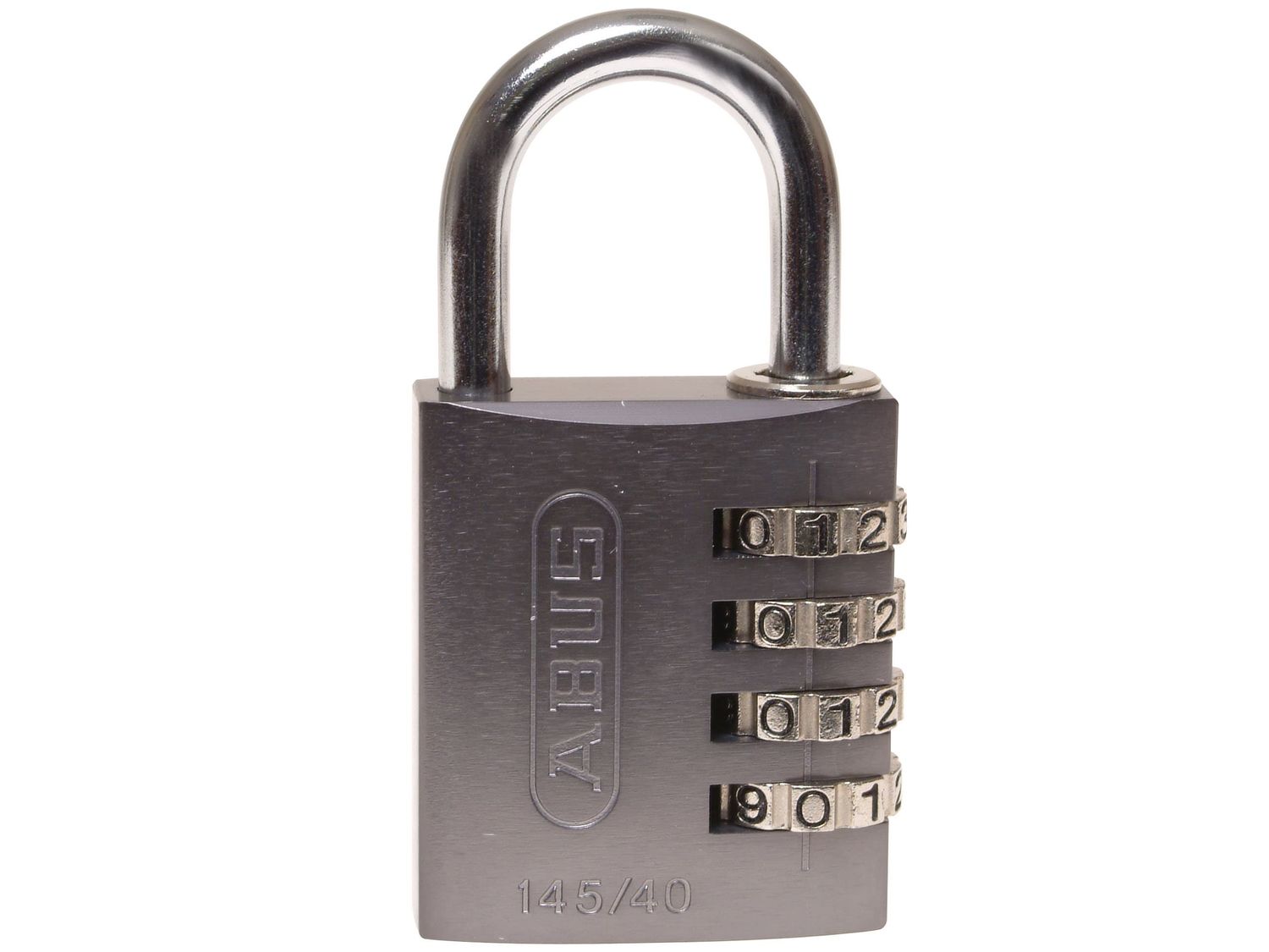 ABUS Mechanical ABU14540TIT 145/40 40mm Aluminium Combination Padlock Titanium 49551