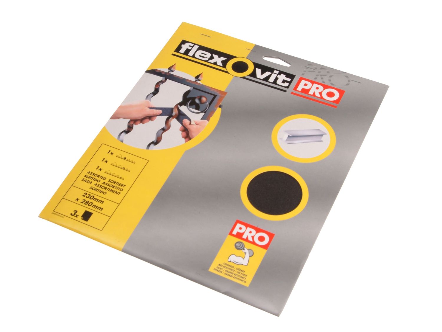 Flexovit FLV58251 Emery Cloth Sanding Sheets 230 x 280mm Fine 100G (25)