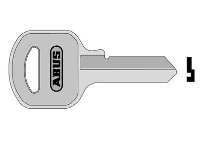 ABUS Mechanical ABUKB02885 55/60 60mm Key Blank (K/A Only)