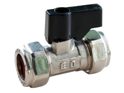 Oracstar ORAPF26 Isolating Valve with Handle 15mm Chrome