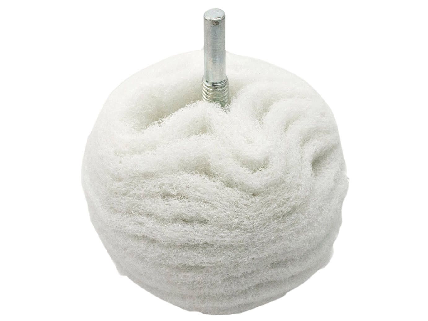 Flexipads World Class FLEBA370 Scruff Ball 75mm / 3in White Non-Scratch