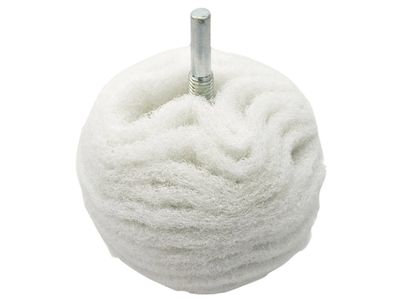 Flexipads World Class FLEBA370 Scruff Ball 75mm / 3in White Non-Scratch