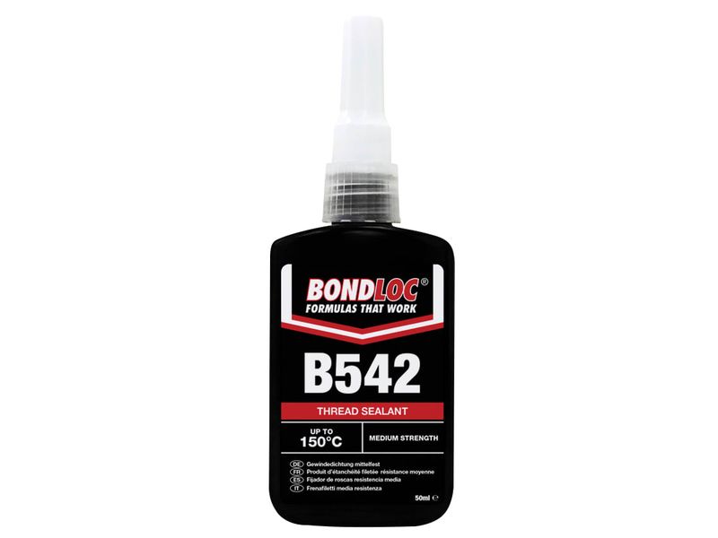 Bondloc BONB54250 B542 Hydraulic Seal Pneumatic Fittings 50ml