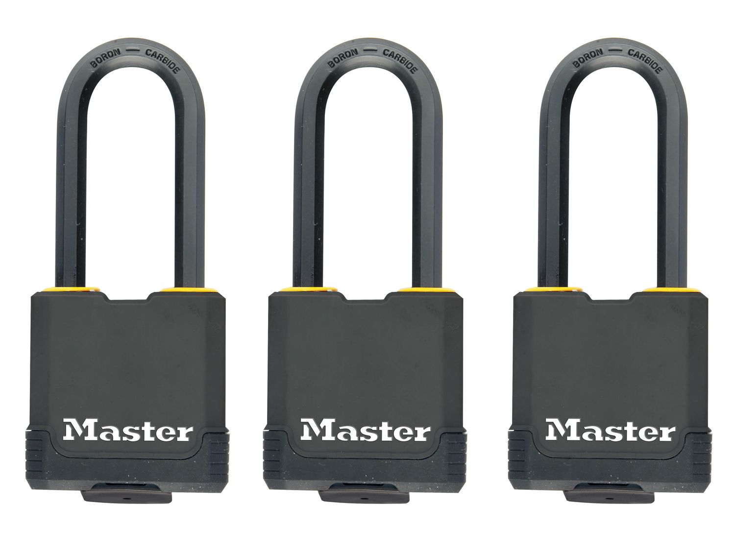 Master Lock MLKM115TRILF Excell™ Weather Tough 45mm Padlock 4-Pin- Keyed Alike x 3