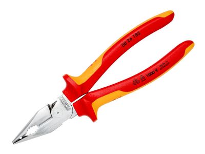 Knipex KPX0826185SB VDE Needle-Nose Combination Pliers 185mm