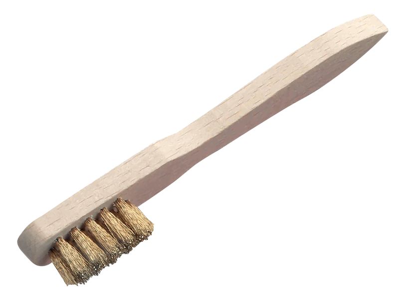 Lessmann LES125311 Spark Plug Brush 3 Row Brass Wire