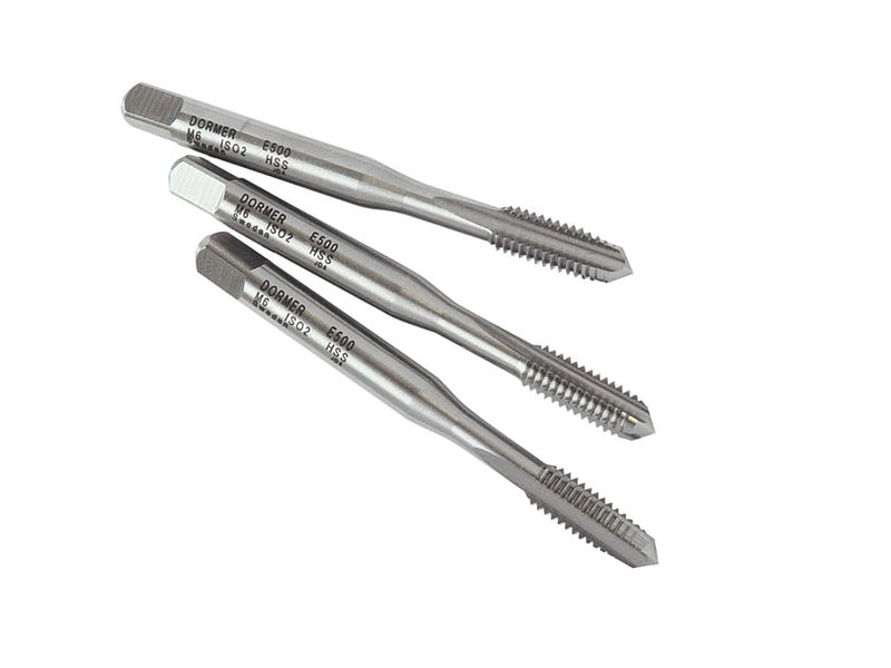 Dormer DORE50030SET E500 HSS Coarse Tap Straight Flute 3mm Set of Three