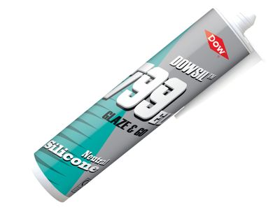 Dowsil DOW4068751 799 Glaze &amp; Go Silicone Sealant  Clear 310ml