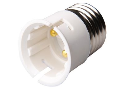 Dencon DCN1944NB E27 to B22 Adaptor White