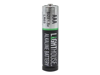 Lighthouse L/HBATAAA24 AAA LR03 Alkaline Batteries 1120 mAh (Pack 24)