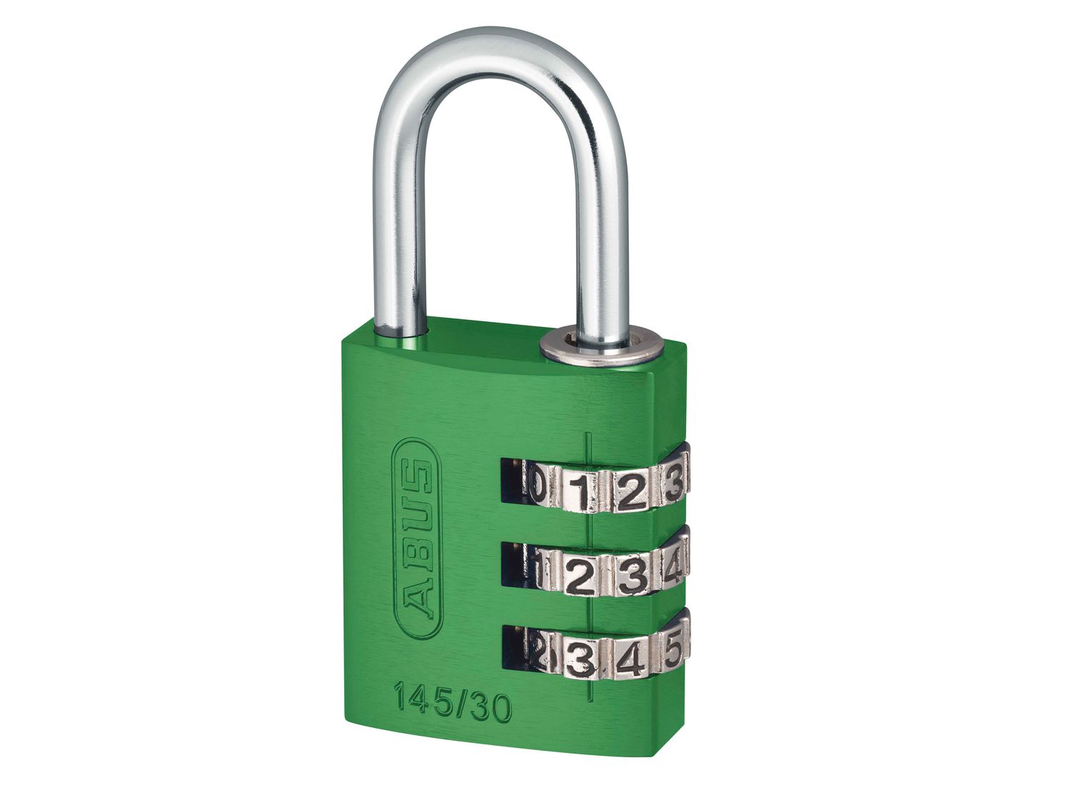 ABUS Mechanical ABU14530GRE 145/30 30mm Aluminium Combination Padlock Green 46580