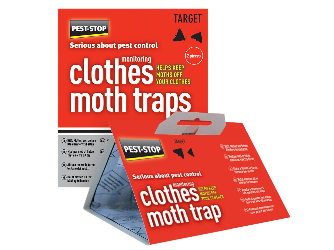 Pest-Stop (Pelsis Group) PRCPSCMT Clothes Moth Trap (Twin Pack)