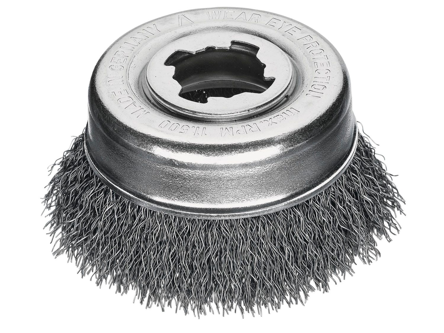Lessmann LES42316X X-Lock Crimped Cup Steel Brush 85mm Non Spark