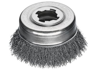 Lessmann LES42316X X-Lock Crimped Cup Steel Brush 85mm Non Spark