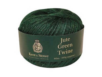 Kent &amp; Stowe K/S70100800 Jute Twine Green 80m (100g)