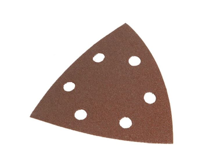 Faithfull FAIADSSVC Delta Hook &amp; Loop Sanding Sheets TR2 93mm Very Coarse (Pack 5)