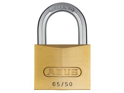ABUS Mechanical ABUKA12003 65/50mm Brass Padlock Keyed Alike 6504