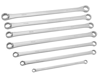 BlueSpot Tools B/S4305 Extra Long Ring Spanner Set, 7 Piece