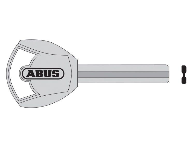 ABUS Mechanical ABUKB05078 Plus Key Blank