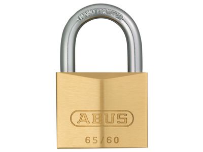 ABUS Mechanical ABUKA08755 65/60mm Brass Padlock Keyed Alike 603