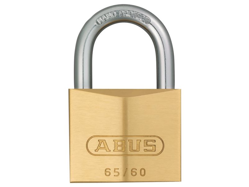 ABUS Mechanical ABUKA08755 65/60mm Brass Padlock Keyed Alike 603