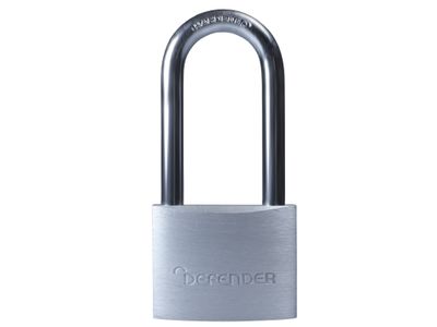 DEFENDER DEFDFAL425 Aluminium Padlock Long Shackle 40mm