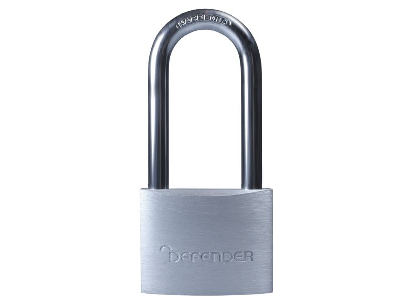 DEFENDER DEFDFAL425 Aluminium Padlock Long Shackle 40mm