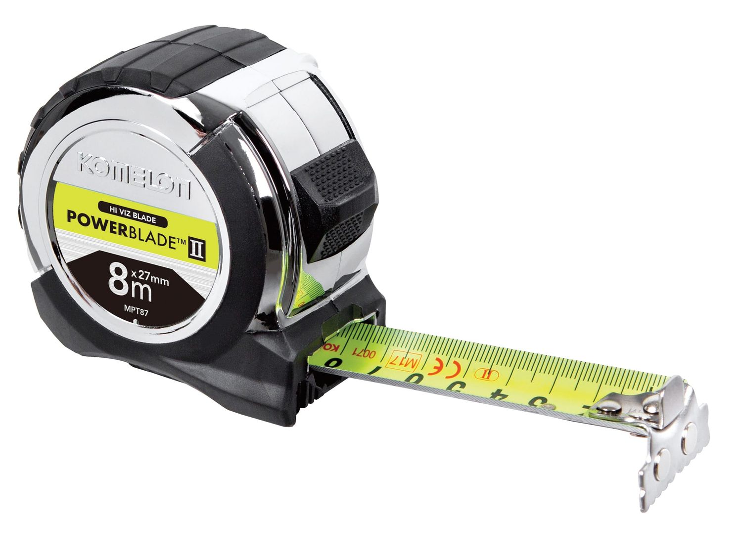 Komelon KOMMPT826M PowerBlade™ II Pocket Tape 8m (Width 27mm) (Metric only)