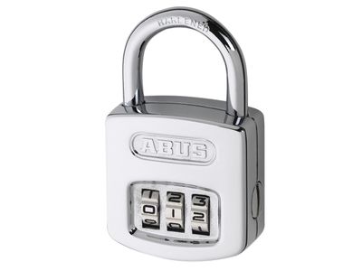 ABUS Mechanical ABU16050C 160/50 50mm Steel Case Die-Cast Body Combination Padlock (4-Digit) Carded