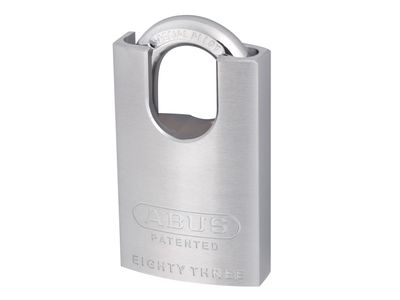 ABUS Mechanical ABU8350CSC 83/50mm Chrome Plated Brass Padlock Hardened Closed Shackle