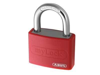 ABUS Mechanical ABUKA49940 T65AL/40mm My Lock Aluminium Padlock Red Keyed Alike 6401