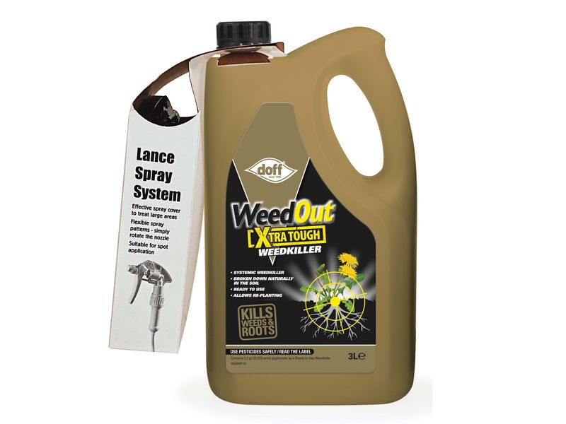 DOFF DOFQC00DOF02 WeedOut Xtra Tough Weedkiller RTU 3 litre