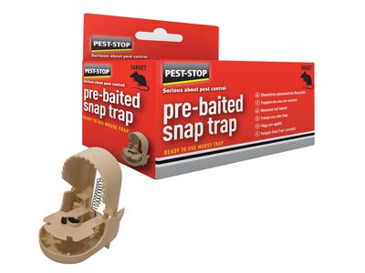 Pest-Stop (Pelsis Group) PRCPSSTMB Snap Mouse Trap (Single Blister)