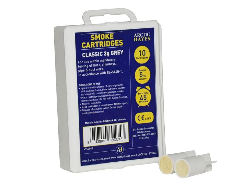 Arctic Hayes ARC333003 Smoke Cartridges Classic 3g Grey (Pack 10)