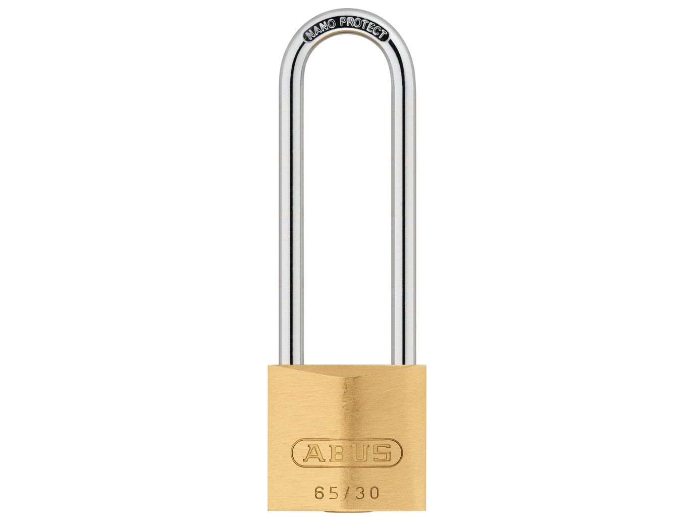 ABUS Mechanical ABU6530LS60 65/30mm Brass Padlock 60mm Long Shackle