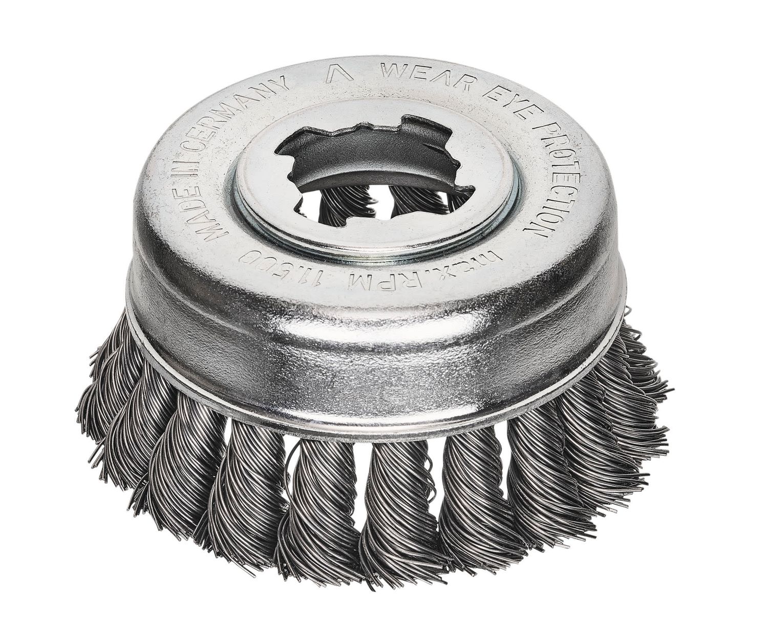 Lessmann LES48321X X-Lock Steel Knot Cup Brush 85mm Non Spark