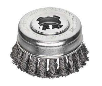 Lessmann LES48321X X-Lock Steel Knot Cup Brush 85mm Non Spark