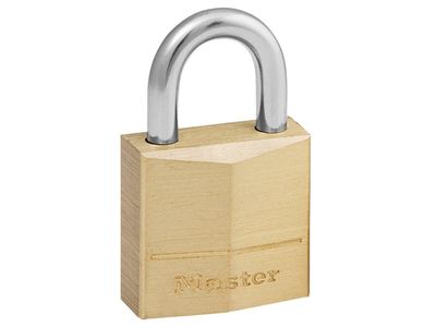 Master Lock MLK120 Solid Brass 20mm Padlock 3-Pin