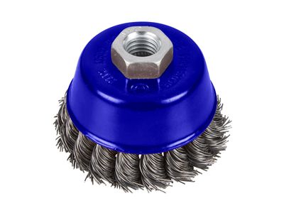 BlueSpot Tools B/S19215 Twist Knot Cup Brush 75mm M14 X 2