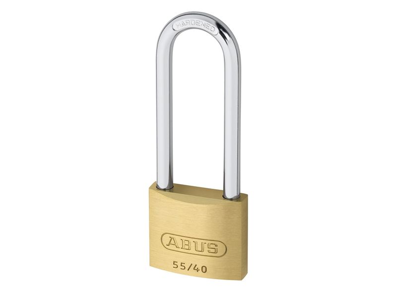 ABUS Mechanical ABU5540LS63 55/40mm Brass Padlock 63mm Long Shackle