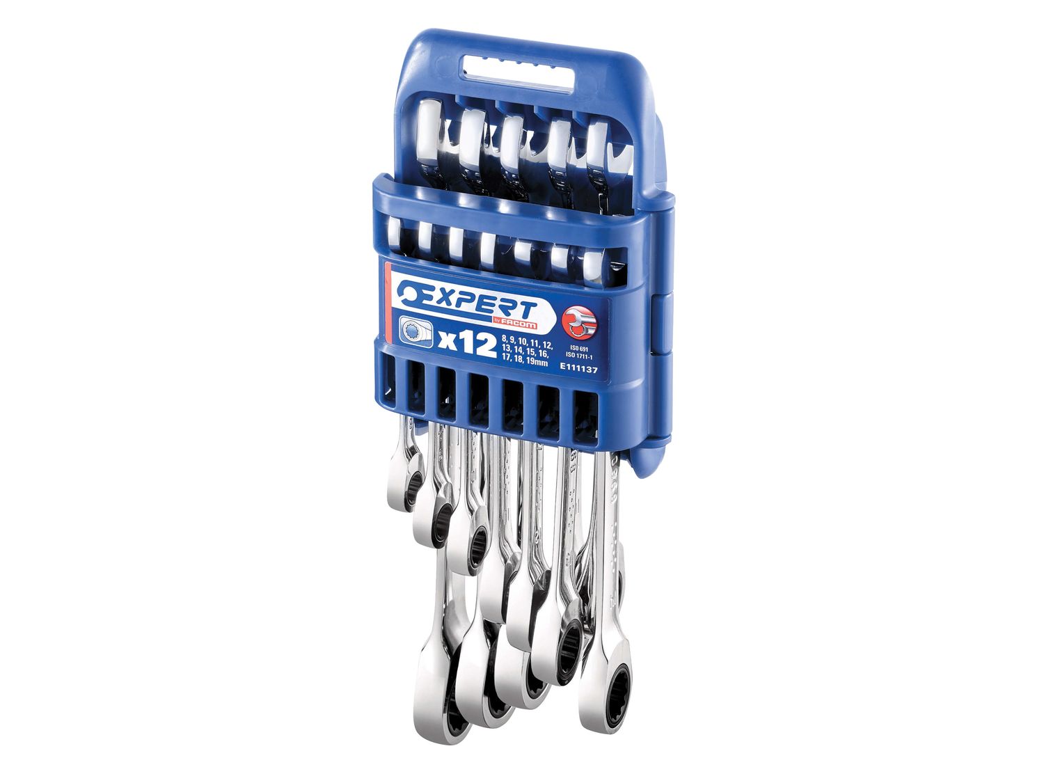 Expert BRIE111137 E111137 Rapid Ratchet Spanner Set, 12 Piece