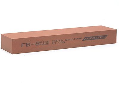 India INDCB8 CB8 Bench Stone 200 x 50 x 25mm - Coarse